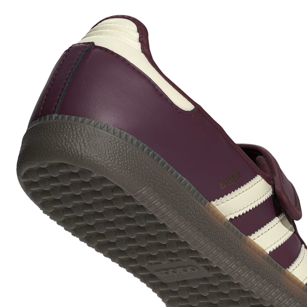 Adidas Samba Jane OG “Maroon / Cream White / Gold Metallic” – IH6561