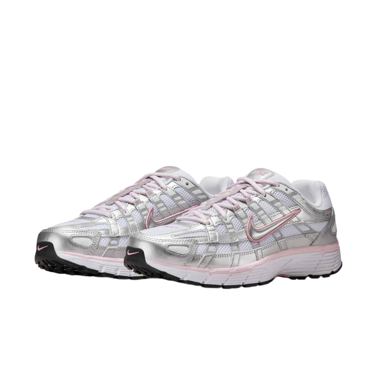 Nike P-6000 “White / Elemental Pink / Black / Metallic Silver” – BV1021-108