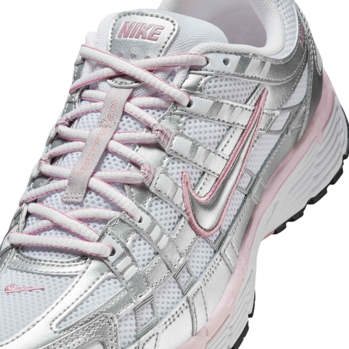 Nike P-6000 “White / Elemental Pink / Black / Metallic Silver” – BV1021-108